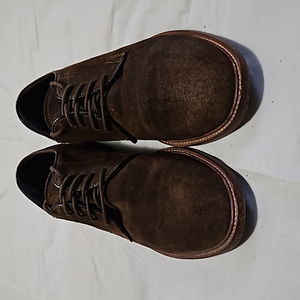 To Boot New York brown suede derbys.